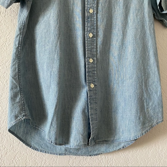 Polo Ralph Lauren Classic Fit Chambray Shirt Size Small - Picture 6 of 13